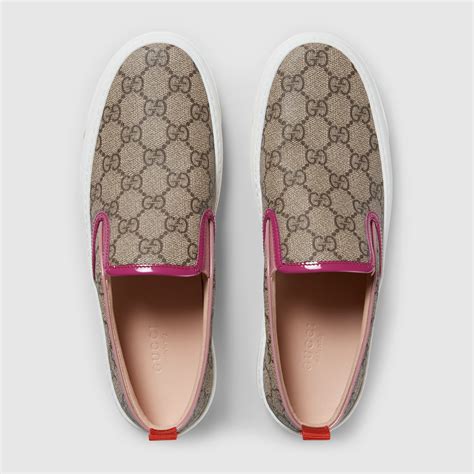 gucci supreme slip ons|gucci slip ons women's.